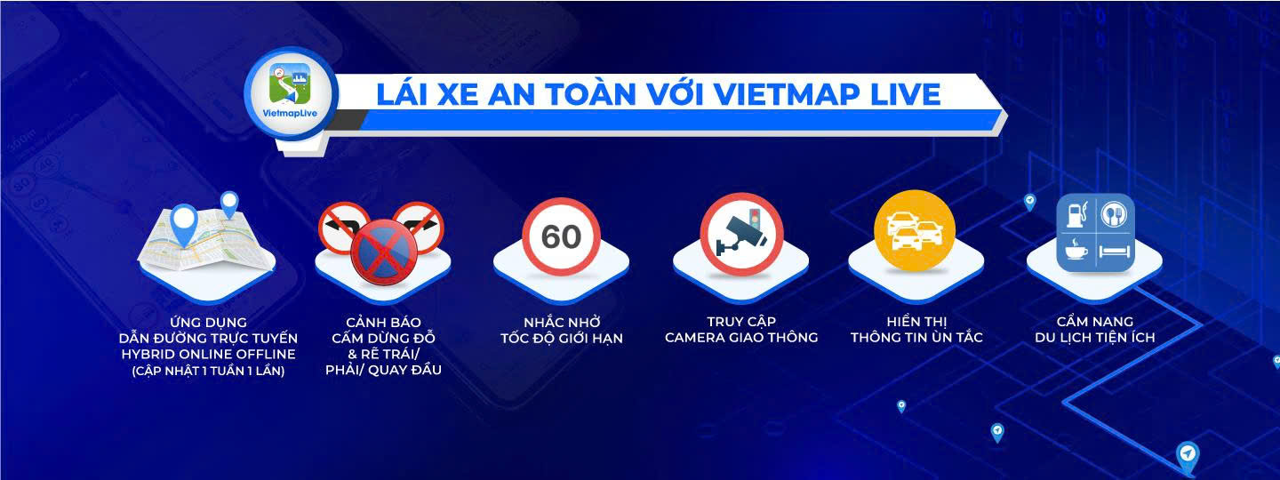 Các tính năng của Vietmap Live